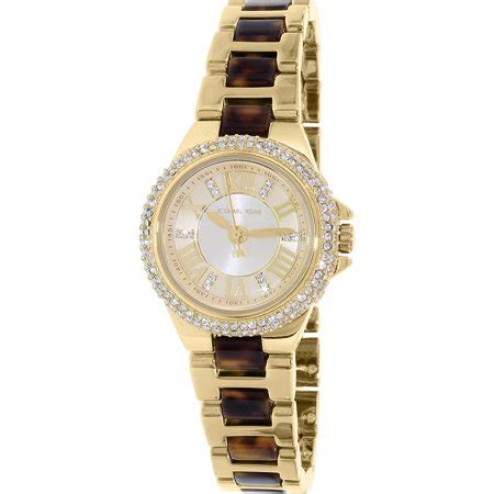 michael kors women's camille mk4291 tortoiseshell stainless steel quartz watch|Women's Two.